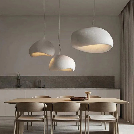 Nordic Wabi Sabi Pendant Lights Modern LED Ceiling Chandelier