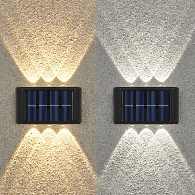 LED Solar Wall Light for Outdoor Spaces