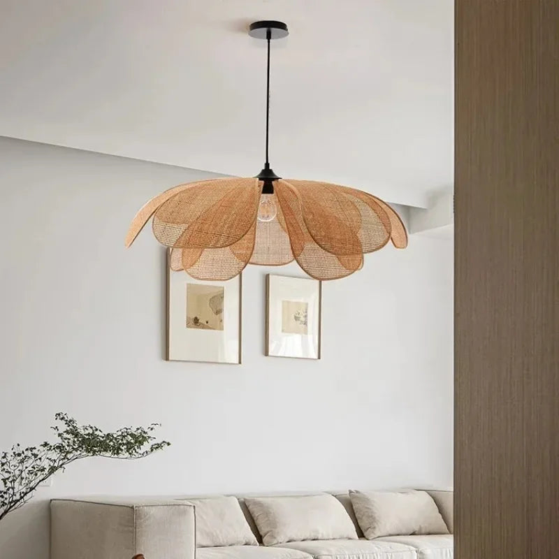 Wabi Sabi Nordic Rattan Pendant