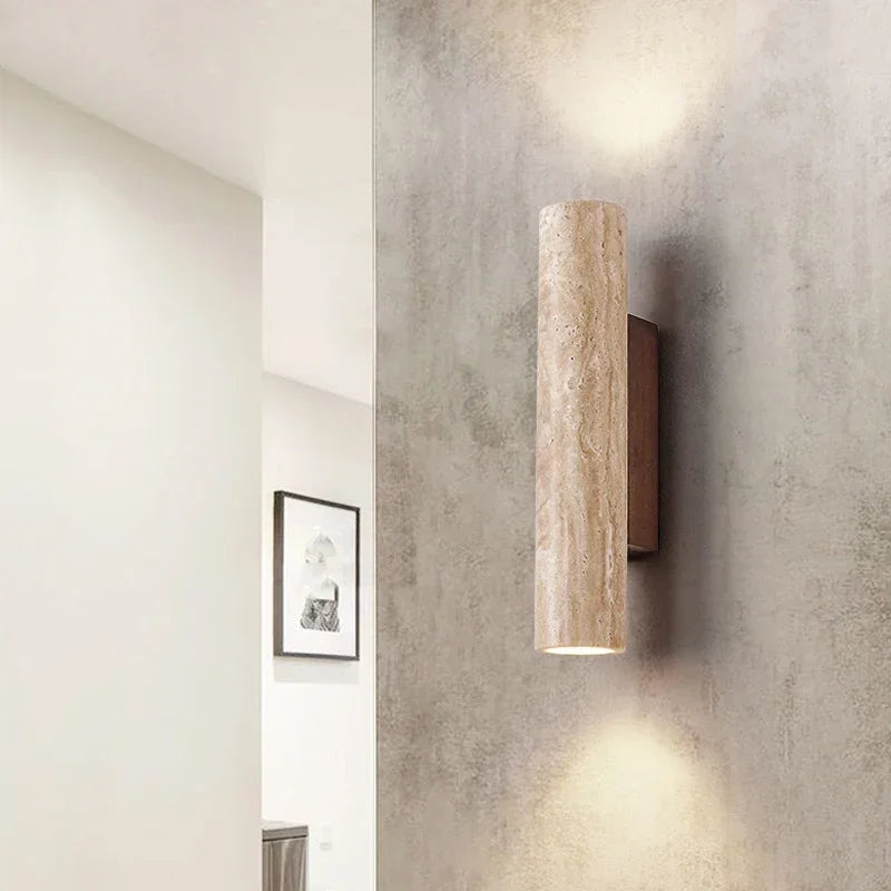 Marble Wall Lamp Japanese Wabi Sabi