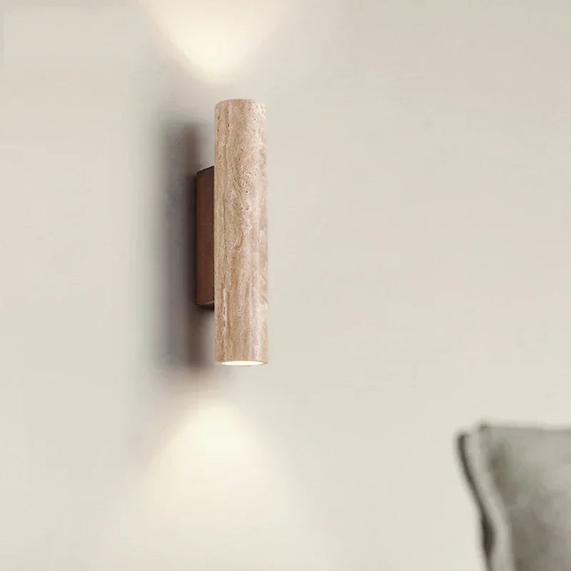 Marble Wall Lamp Japanese Wabi Sabi