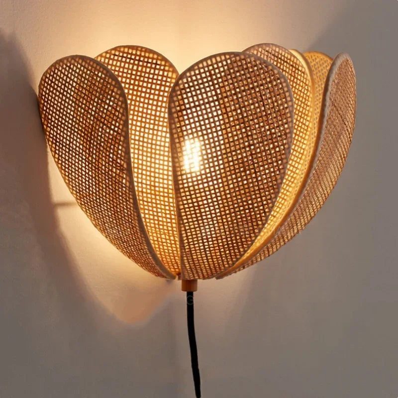 Wabi Sabi Nordic Rattan Pendant