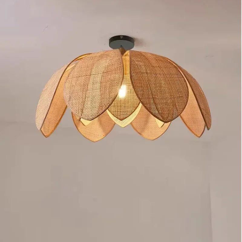 Wabi Sabi Nordic Rattan Pendant