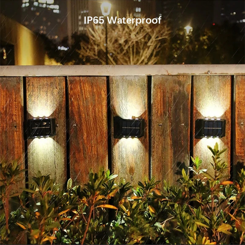 LED Solar Wall Light for Outdoor Spaces